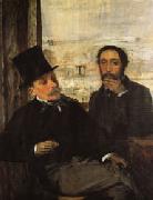 Edgar Degas Degas and Evariste de Valernes(1816-1896) oil painting picture wholesale